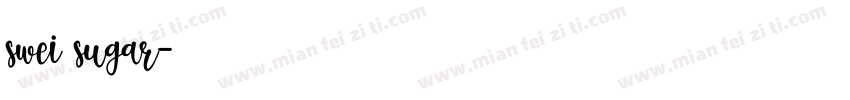 swei sugar字体转换